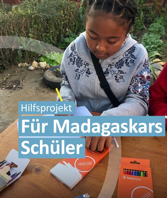 Hilfsprojekt für Madagaskars Schüler